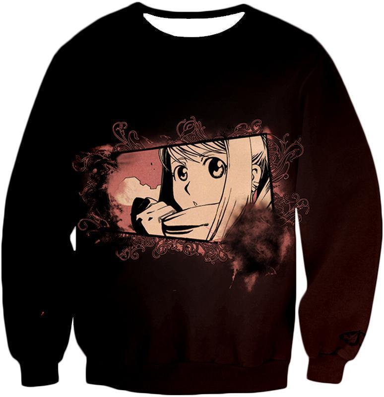OtakuForm-OP T-Shirt Sweatshirt / XXS Fullmetal Alchemist Automail Geek Winry Rockbell Cool Promo Black T-Shirt