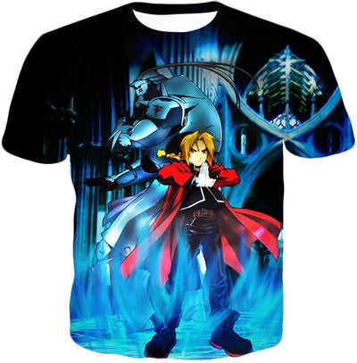 OtakuForm-OP T-Shirt T-Shirt / XXS Fullmetal Alchemist Brothers Forever Edward Elrich x Alponse Elrich Cool Anime Action T-Shirt