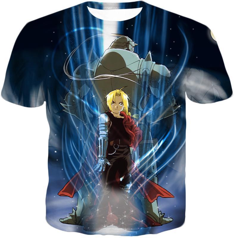 OtakuForm-OP T-Shirt T-Shirt / XXS Fullmetal Alchemist Brothers Together Edward x Alphonse Ultimate Anime Action T-Shirt