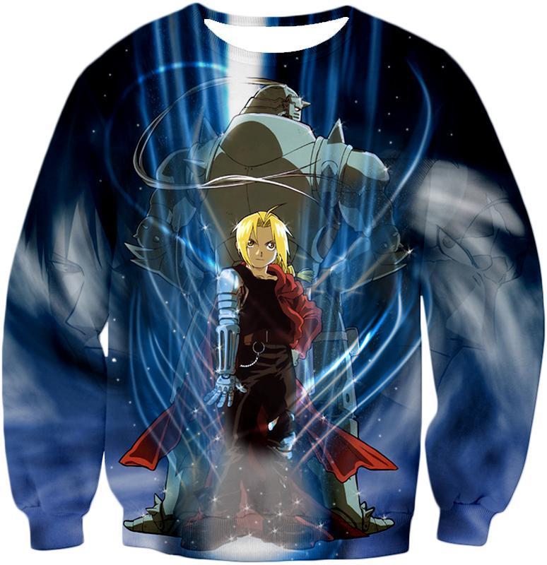 OtakuForm-OP T-Shirt Sweatshirt / XXS Fullmetal Alchemist Brothers Together Edward x Alphonse Ultimate Anime Action T-Shirt