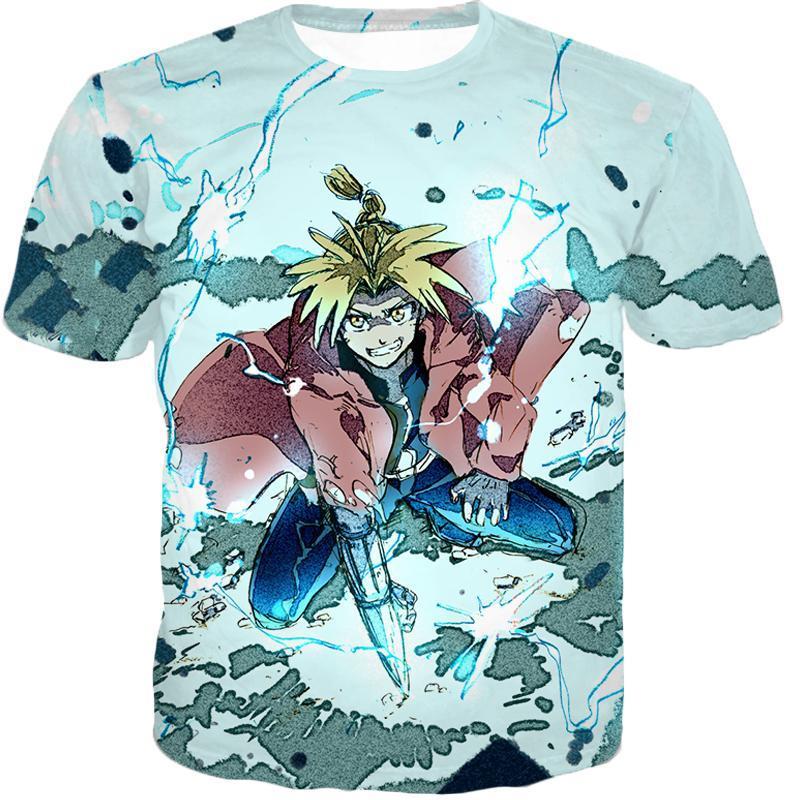 OtakuForm-OP T-Shirt T-Shirt / XXS Fullmetal Alchemist Edward Elrich Ultimate Anime Action Cool Graphic T-Shirt