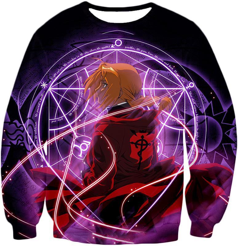 OtakuForm-OP T-Shirt Sweatshirt / XXS Fullmetal Alchemist Fullmetal Alchemist Edward Elrich Anime Alchemy Action T-Shirt
