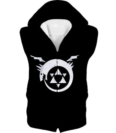 OtakuForm-OP Hoodie Hooded Tank Top / XXS Fullmetal Alchemist Fullmetal Alchemist Homunculi Symbol Awesome Black Hoodie