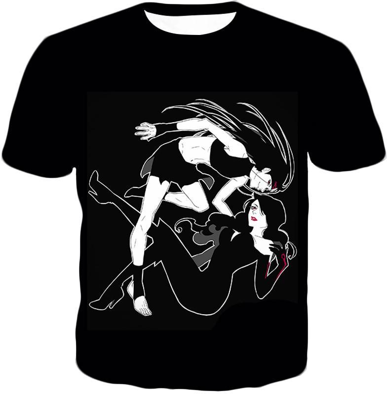 OtakuForm-OP T-Shirt T-Shirt / XXS Fullmetal Alchemist Homunculi Envy x Lust Amazing Fullmetal Alchemist Anime Black T-Shirt
