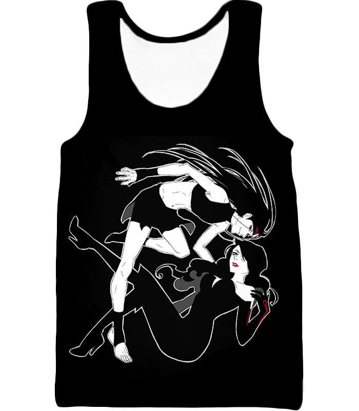 OtakuForm-OP T-Shirt Tank Top / XXS Fullmetal Alchemist Homunculi Envy x Lust Amazing Fullmetal Alchemist Anime Black T-Shirt