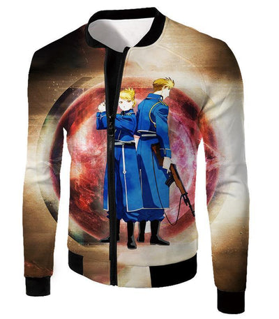 OtakuForm-OP T-Shirt Jacket / XXS Fullmetal Alchemist Military Personnel Riza Hawkeye x Jean Havoc T-Shirt