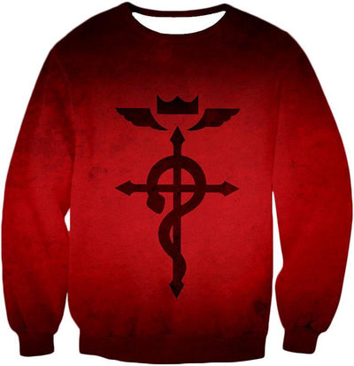 OtakuForm-OP T-Shirt Sweatshirt / XXS Fullmetal Alchemist Mystical Alchemical Symbol Flamel Awesome Red T-Shirt
