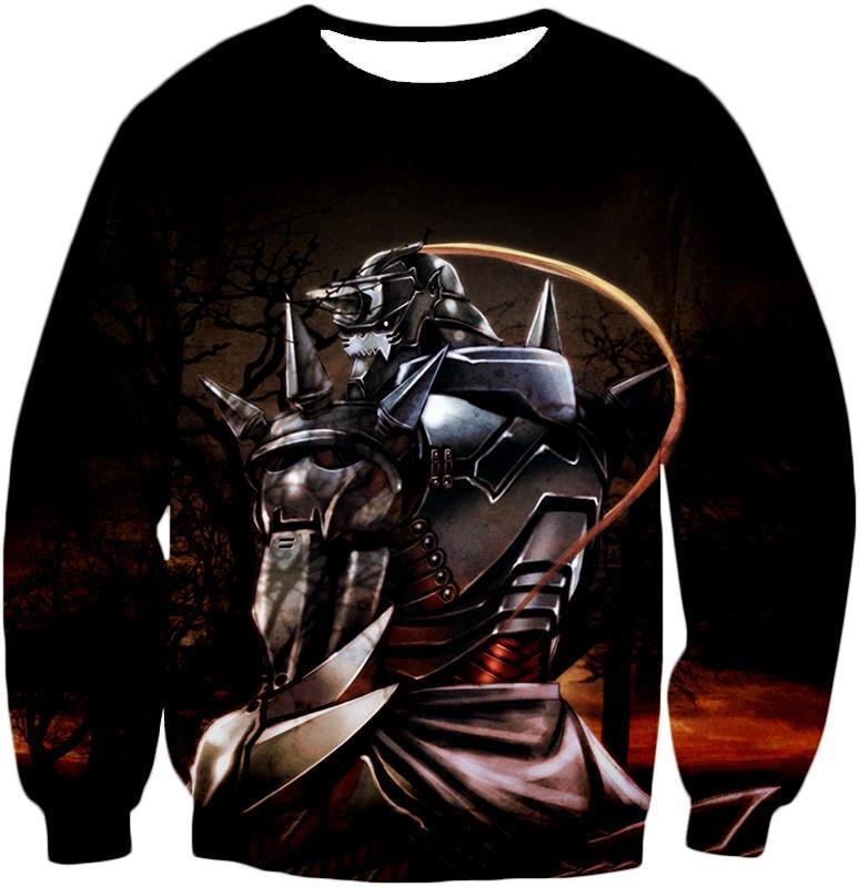 OtakuForm-OP Hoodie Sweatshirt / XXS Fullmetal Alchemist Trapped in an Armour Cool Hero Alphonse Elrich Graphic Hoodie
