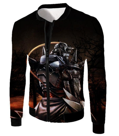 OtakuForm-OP T-Shirt Jacket / XXS Fullmetal Alchemist Trapped in an Armour Cool Hero Alphonse Elrich Graphic T-Shirt
