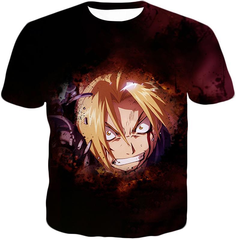 OtakuForm-OP T-Shirt T-Shirt / XXS Fullmetal Alchemist Trying Hard and Desperate Edward Elrich T-Shirt