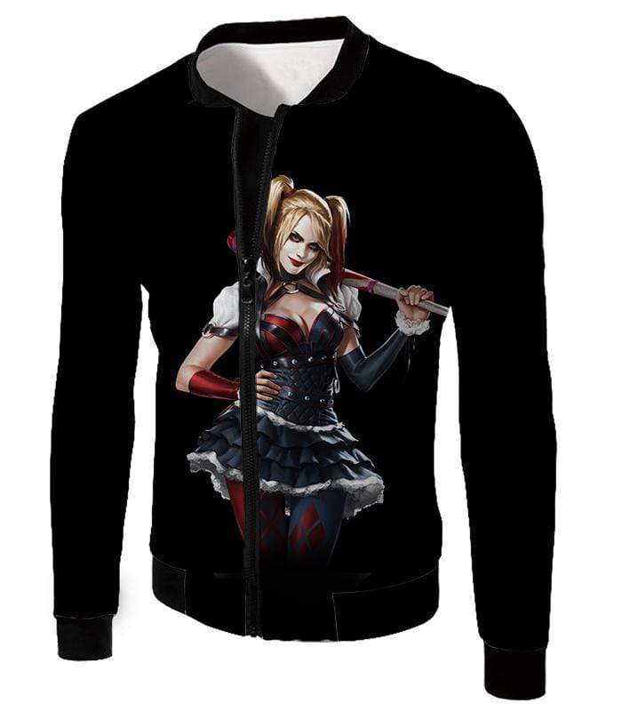 OtakuForm-OP Sweatshirt Jacket / XXS Gotham Citys Havoc Creator Hot Harley Quinn HD Black Promo Sweatshirt