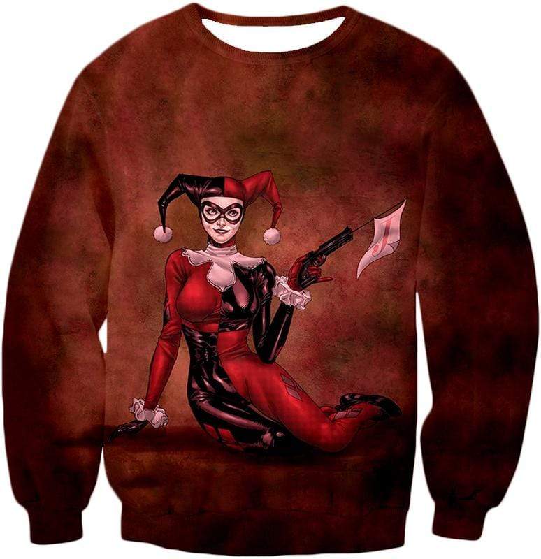 OtakuForm-OP Sweatshirt Sweatshirt / XXS Gotham Citys Queen Harley Quinn Awesome Promo Sweatshirt