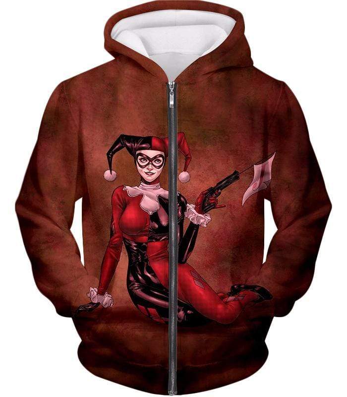 OtakuForm-OP T-Shirt Zip Up Hoodie / XXS Gotham Citys Queen Harley Quinn Awesome Promo T-Shirt