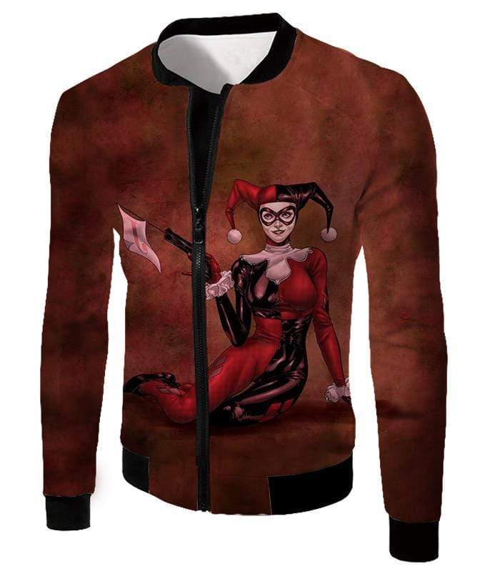 OtakuForm-OP Zip Up Hoodie Jacket / XXS Gotham Citys Queen Harley Quinn Awesome Promo Zip Up Hoodie