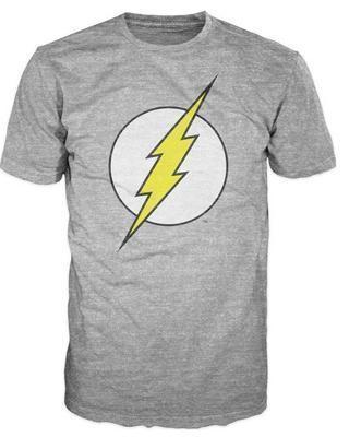 OtakuForm-SH T-Shirt US S / Gray Gray FLASH Symbol T-Shirt for Men