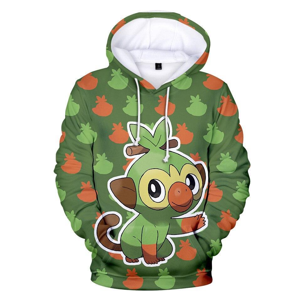 Pokemon Faction Grookey hoodie