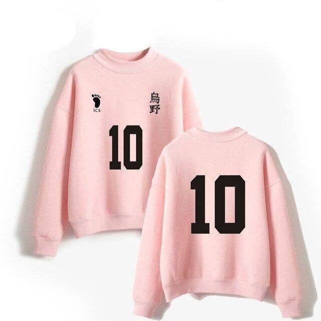 Haikyuu Merch Pink / XXS Haikyuu Sweat Uniform T-Shirt Hinata Shoyo