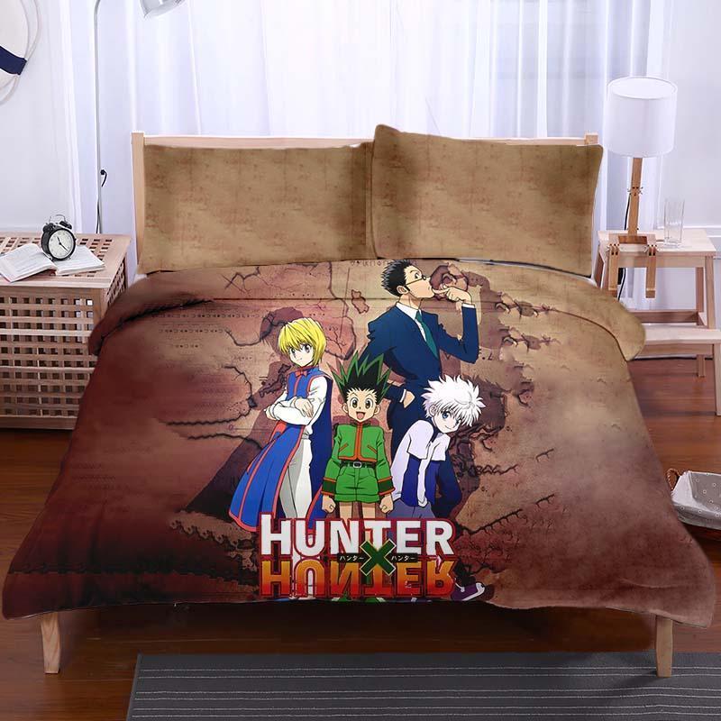 Hunter x Hunter Bedset TWIN HXH Group Bedset - Hunter x Hunter 3D Printed Bedset