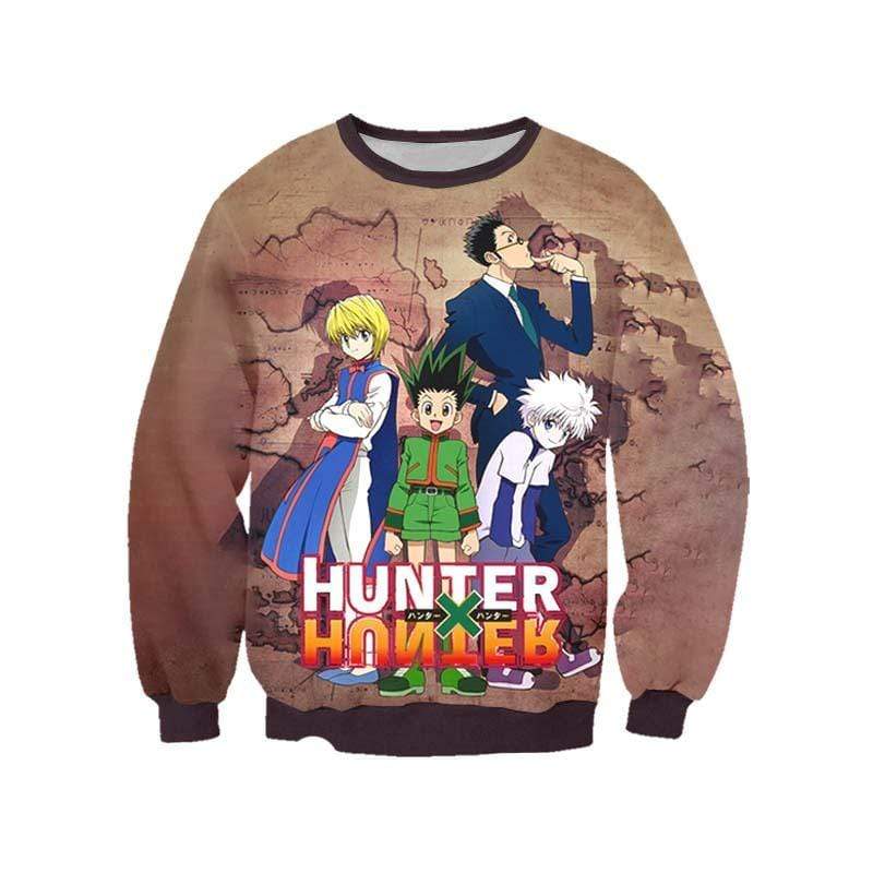 Hunter x Hunter Sweatshirt XXS HXH Group Sweatshirt - Hunter x Hunter 3D Printed Sweatshirt