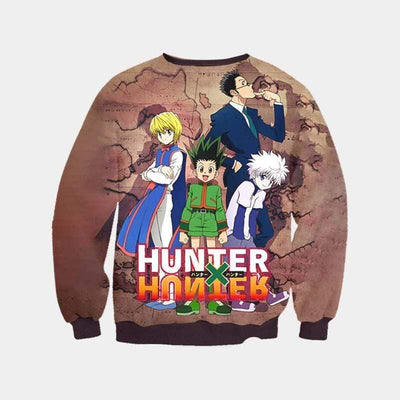 Hunter x Hunter Sweatshirt XXS HXH Group Sweatshirt - Hunter x Hunter 3D Printed Sweatshirt