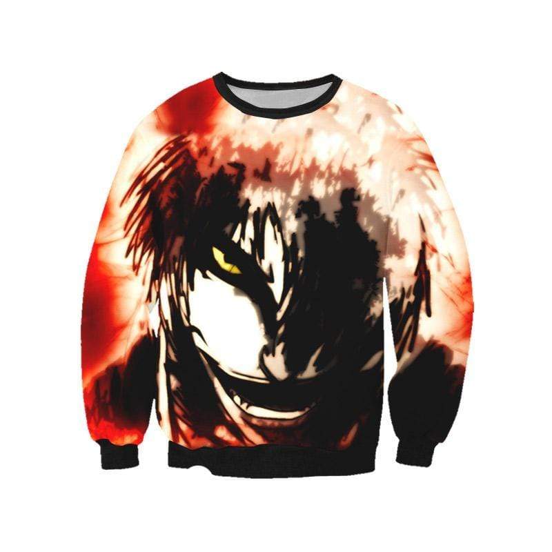 OtakuForm-Bleach Sweatshirt XXS Ichigo Bankai Possessed Hollow Sweatshirt - Bleach 3D Printed Sweatshirt