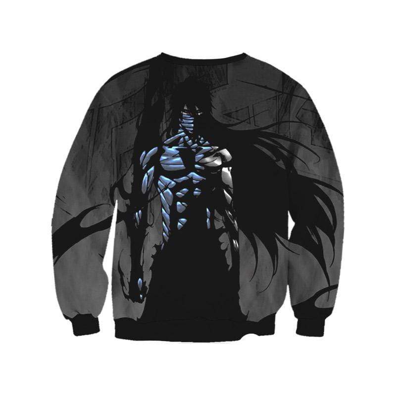 OtakuForm-Bleach Sweatshirt XXS Ichigo Final Getsuga Tenshou Black Sweatshirt - Bleach 3D Printed Sweatshirt
