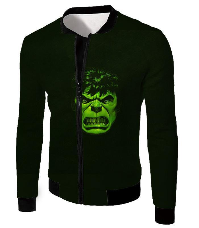 OtakuForm-OP Hoodie Jacket / XXS Incredible Green Hulk Promo Black Hoodie