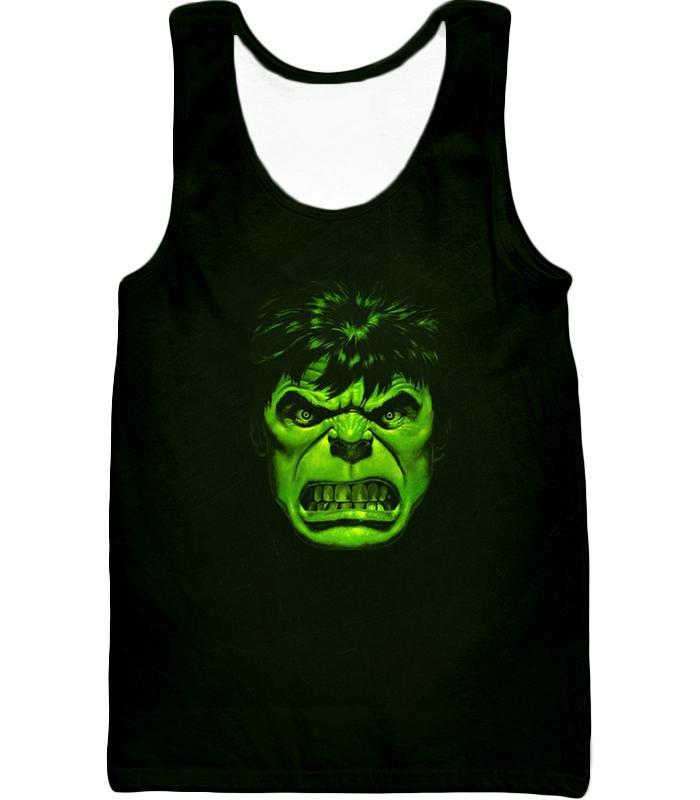 OtakuForm-OP Zip Up Hoodie Tank Top / XXS Incredible Green Hulk Promo Black Zip Up Hoodie