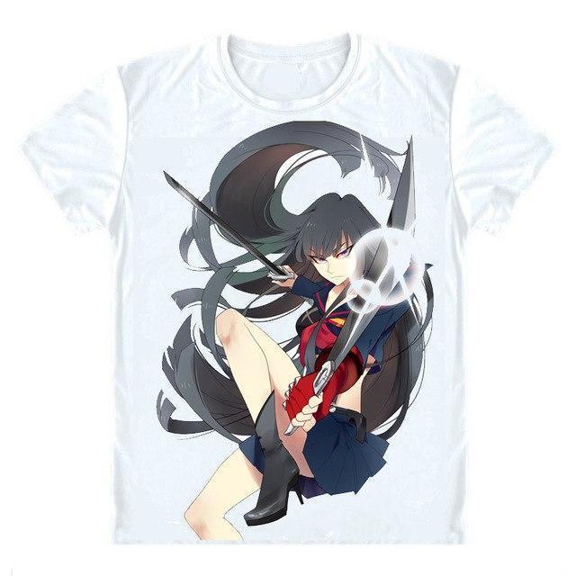 OtakuForm-AM T-Shirt M / White Kill la Kill Shirt - Angered Satsuki T-Shirt