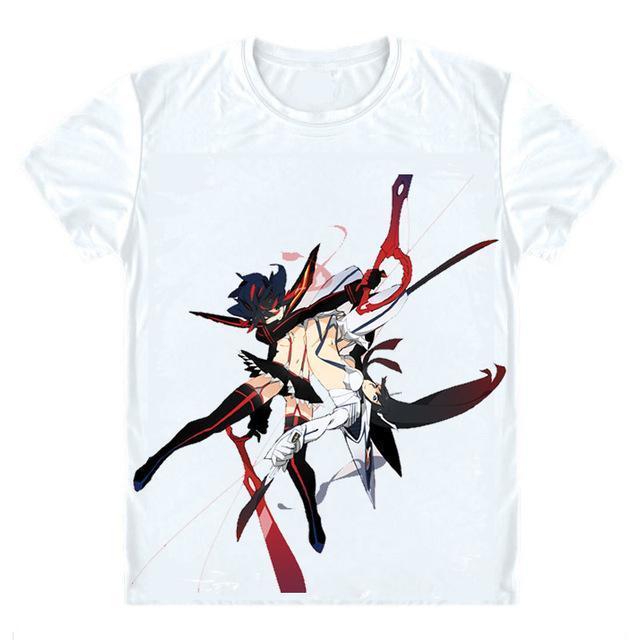 OtakuForm-AM T-Shirt M / White Kill la Kill Shirt - Ryuko VS Satsuki T-Shirt
