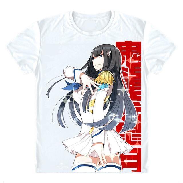 OtakuForm-AM T-Shirt M / White Kill la Kill Shirt - Satsuki Smirking T-Shirt