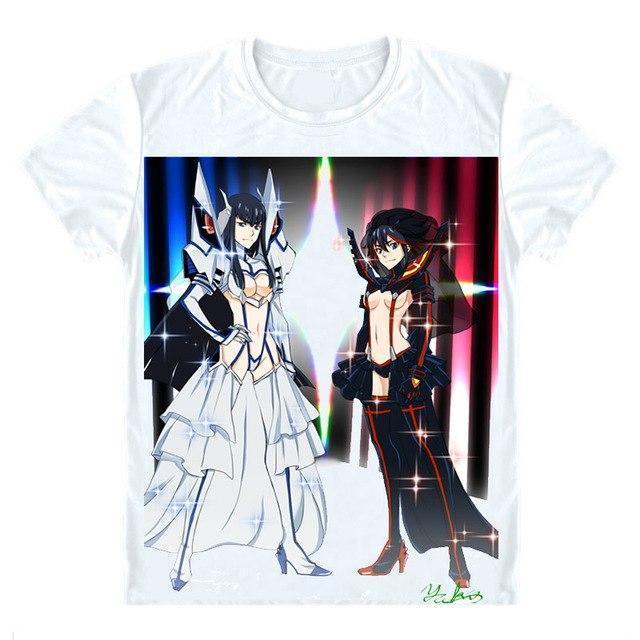 OtakuForm-AM T-Shirt M / White Kill la Kill Shirt - Stylish Ryuko and Satsuki T-Shirt