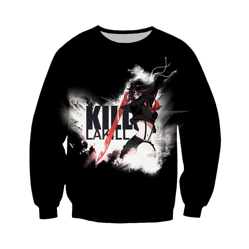 OtakuForm-AM Sweatshirt M / Black Kill la Kill Sweatshirt - Ryuko Overhead Scissor Blade Sweatshirt