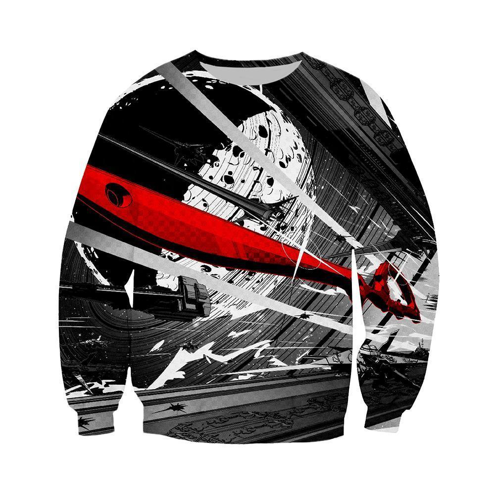 OtakuForm-AM Sweatshirt M / Black Kill la Kill Sweatshirt - Scissor Blade in Space Sweatshirt