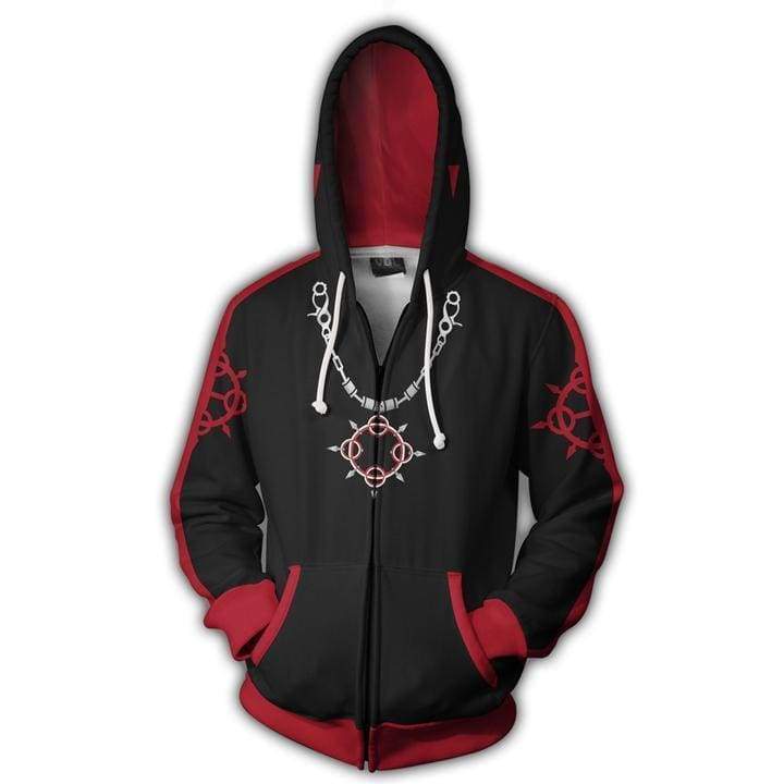 OtakuForm-OP Cosplay Jacket Zip Up Hoodie / XS Kingdom Hearts Hoodie - Axel Jacket