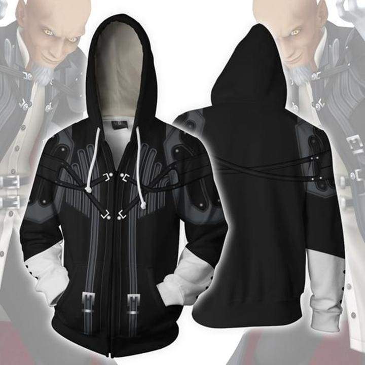 OtakuForm-OP Cosplay Jacket Zip Up Hoodie / XS Kingdom Hearts Hoodies - Master Xehanort Zip Up Hoodie Jacket