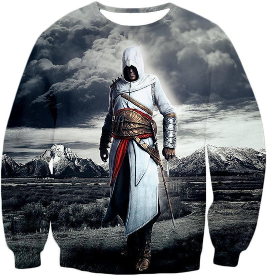 OtakuForm-OP Sweatshirt Sweatshirt / XXS Legendary Assassin Hero Altair Cool Assassin Creed Promo Sweatshirt