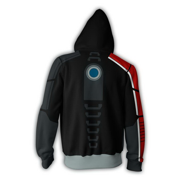 OtakuForm-OP Cosplay Jacket Zip Up Hoodie / XS Mass Effect Hoodie Jacket