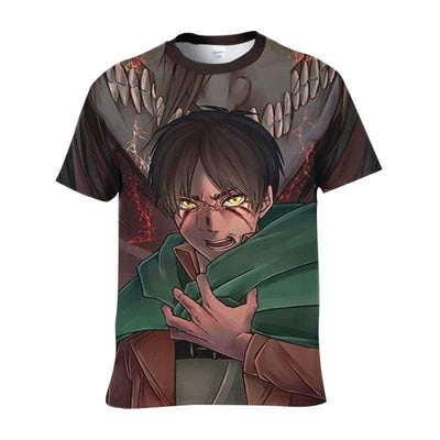 Attack On Titan T-Shirt S Mikasa Scout Regiment Uniform T-Shirt - Attack On Titan 3D T-Shirt