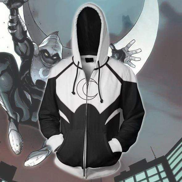 OtakuForm-OP Cosplay Jacket Zip Up Hoodie / US XS (Asian S) Moon Knight Hoodie Jacket