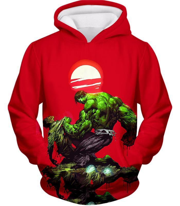 OtakuForm-OP T-Shirt Hoodie / XXS Most Powerful Hero Hulk Red T-Shirt