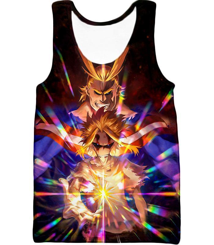 OtakuForm-OP Zip Up Hoodie Tank Top / XXS My Hero Academia Hoodie - My Hero Academia Number One Hero All Might One for All Holder Cool Anime Graphic Zip Up Hoodie