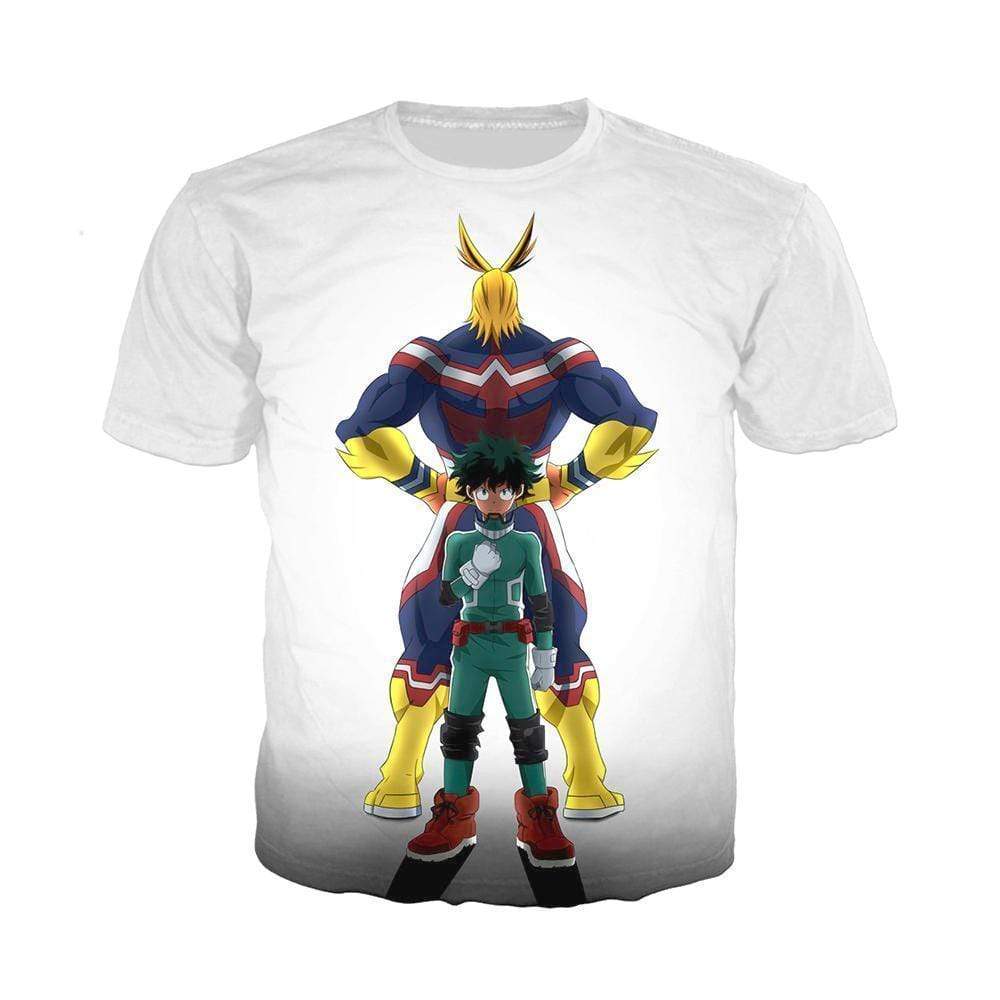 Anime Merchandise T-Shirt M My Hero Academia Shirt - Back-to-Back T-Shirt