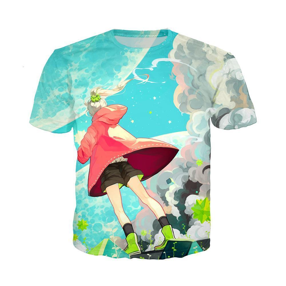 Anime Merchandise T-Shirt M My Hero Academia Shirt - New Sky T-Shirt