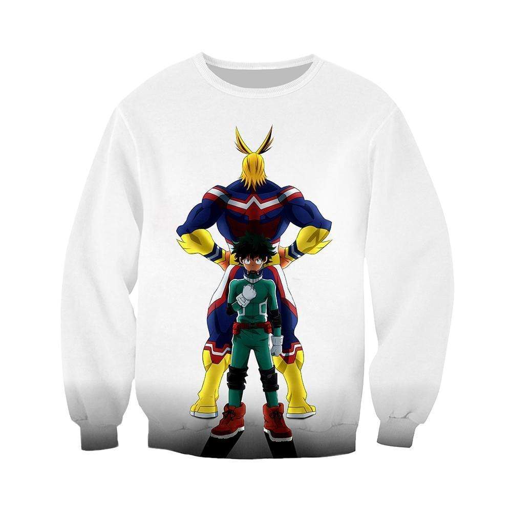 Anime Merchandise Sweatshirt M My Hero Academia Sweatshirt - Back-to-Back Sweatshirt