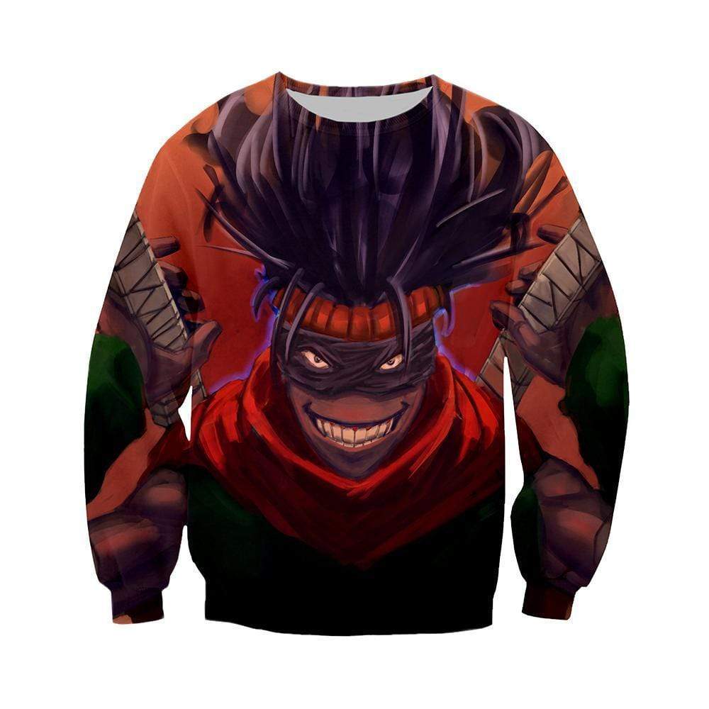 Anime Merchandise Sweatshirt M My Hero Academia Sweatshirt - Evil Stain Sweatshirt