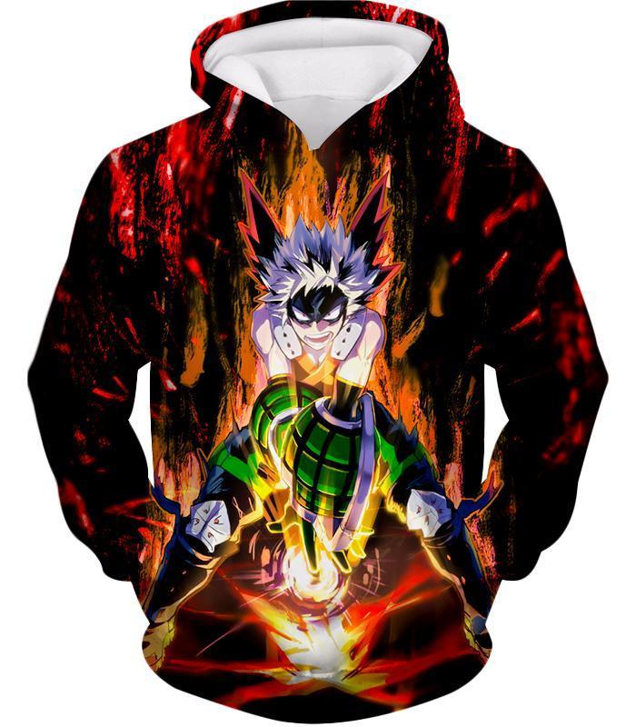 OtakuForm-OP Sweatshirt Hoodie / XXS My Hero Academia Sweatshirt - My Hero Academia Awesome Explosion Quirk Hero Bakugo Katsuki Ultimate Action Sweatshirt
