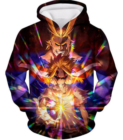 OtakuForm-OP Sweatshirt Hoodie / XXS My Hero Academia Sweatshirt - My Hero Academia Number One Hero All Might One for All Holder Cool Anime Graphic Sweatshirt