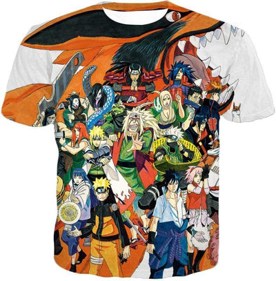 OtakuForm-OP Hoodie T-Shirt / XXS Naruto All Characters Hoodie