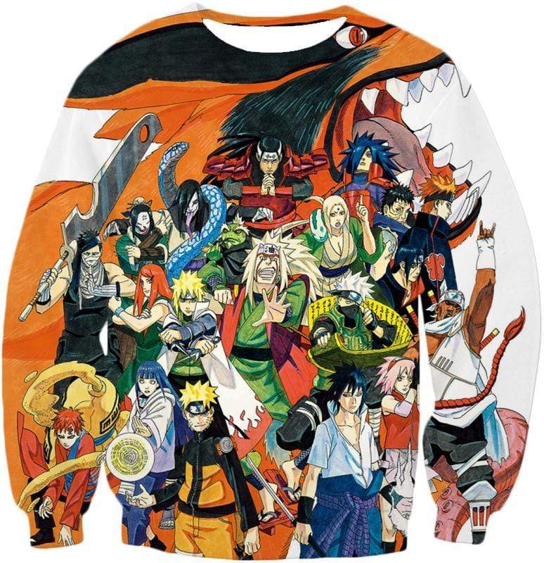OtakuForm-OP Hoodie Sweatshirt / XXS Naruto All Characters Hoodie